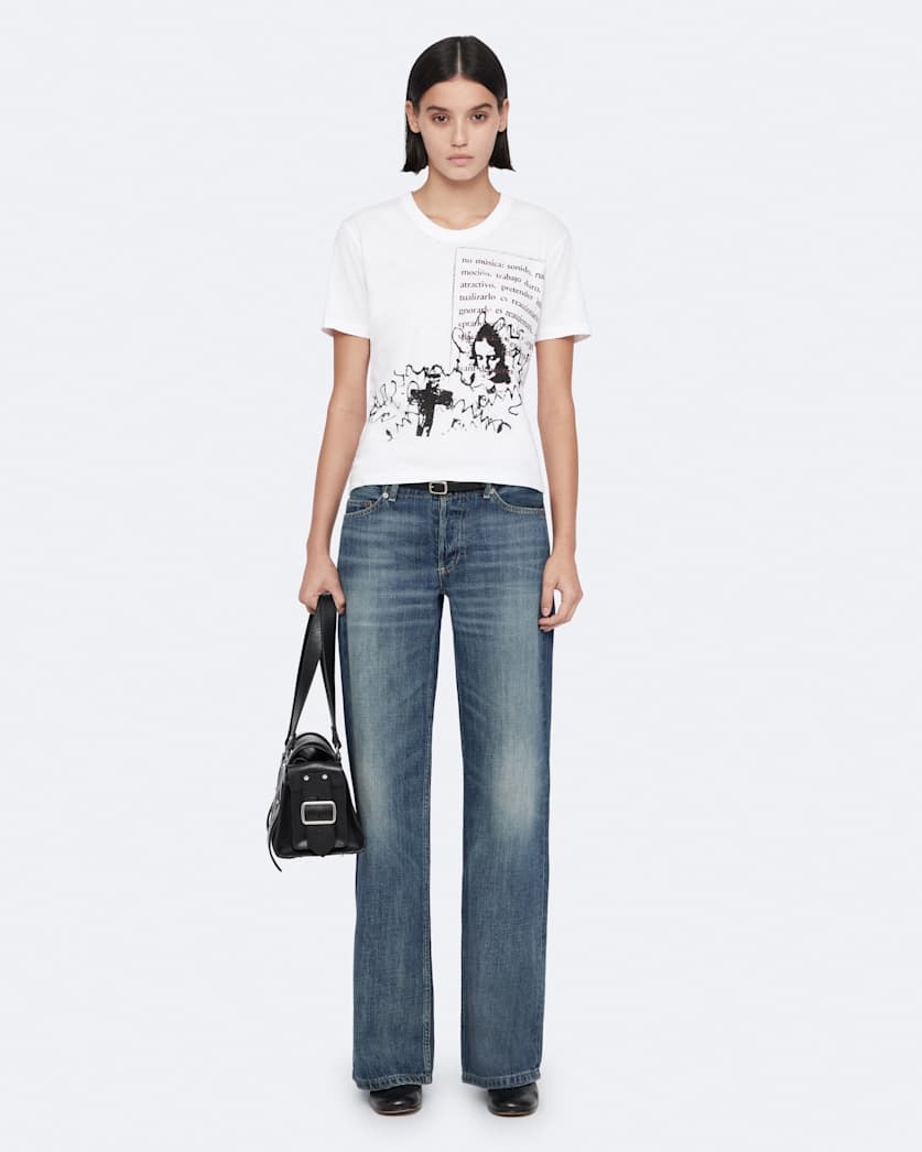 Vintage Indigo Nico Low-Rise Wide-Leg Jeans