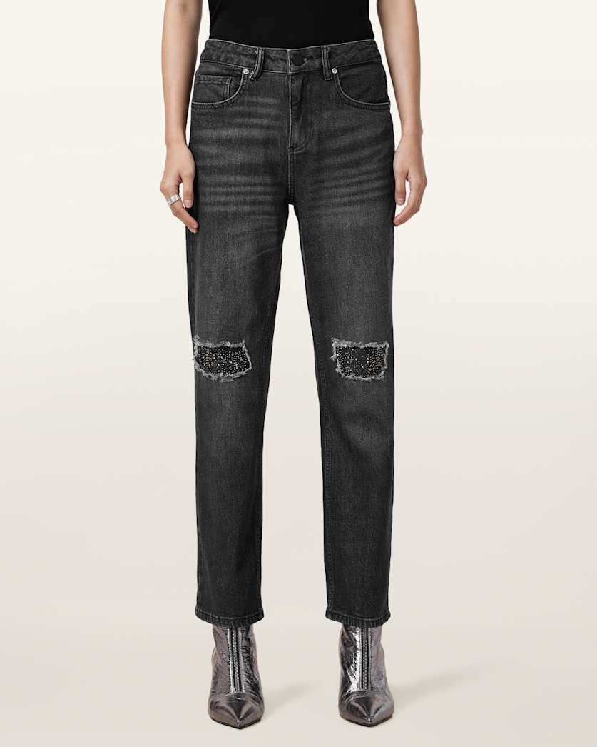 Ida Cropped Straight Denim Jeans