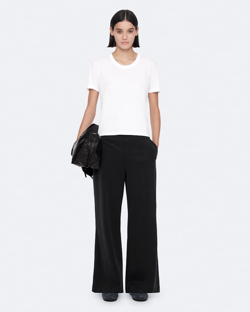 Elodie straight leg jersey trousers