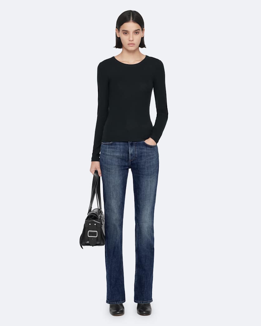 Eve High-Rise Slim Bootcut Jeans