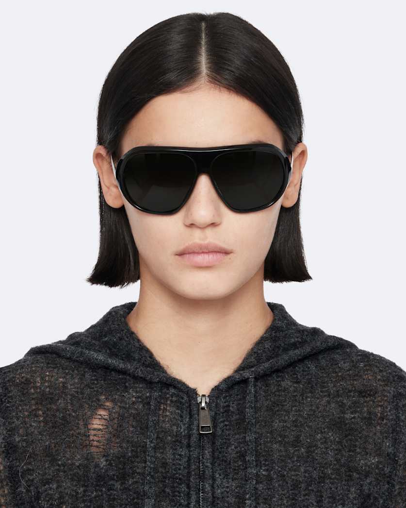 Mabel Cropped Alpaca-Blend Hoodie