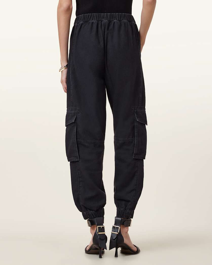 Freda Denim Cargo Trousers