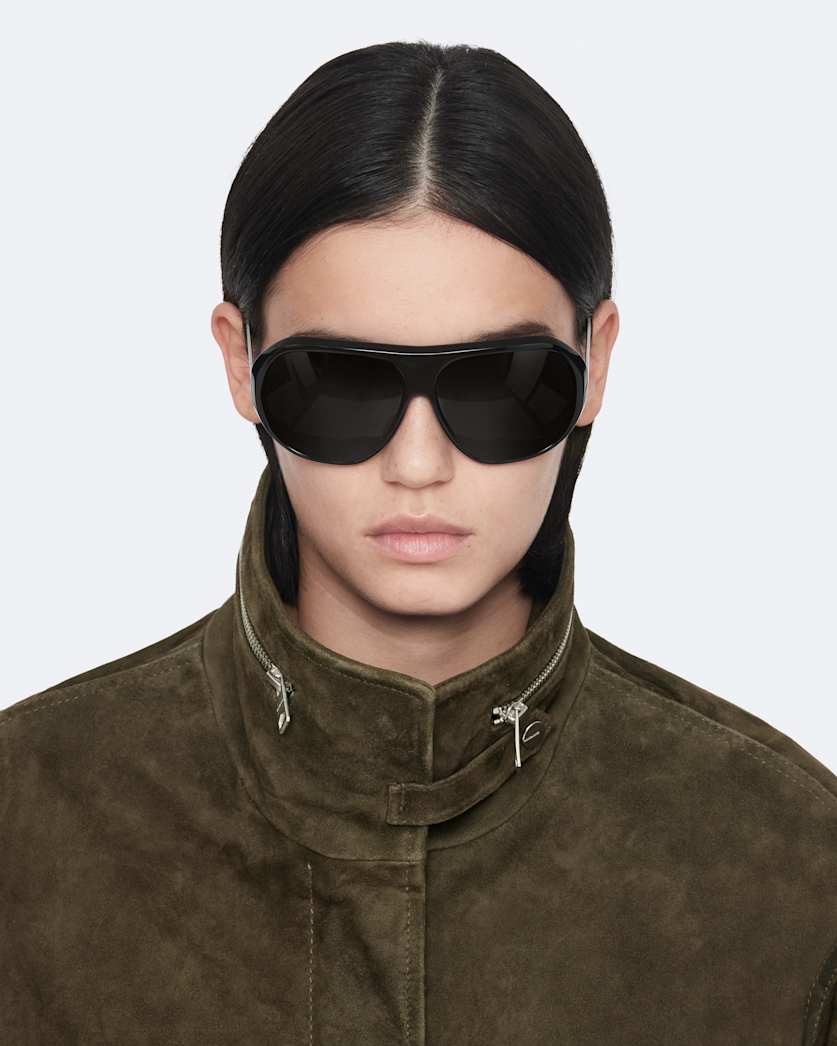 Clay Cropped Suede Jacket