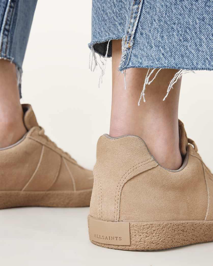 Jaimee Low Top Leather Trainers