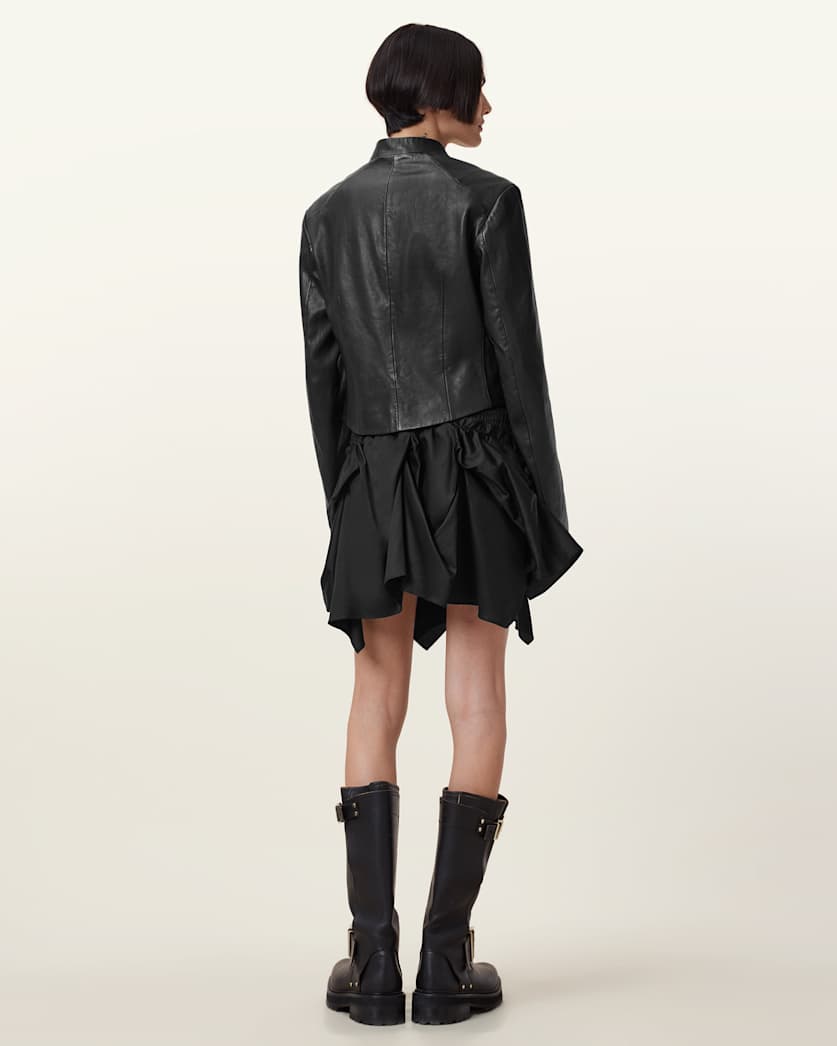 Palmer Asymmetric Mini Skirt