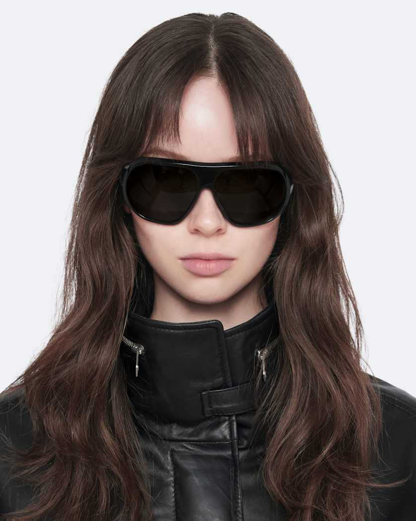 Clay Cropped Leather Jacket