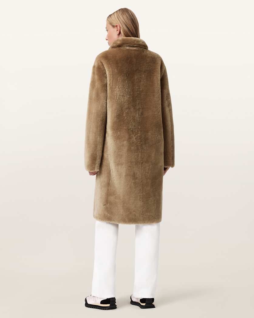 Serra Reversible Shearling Coat