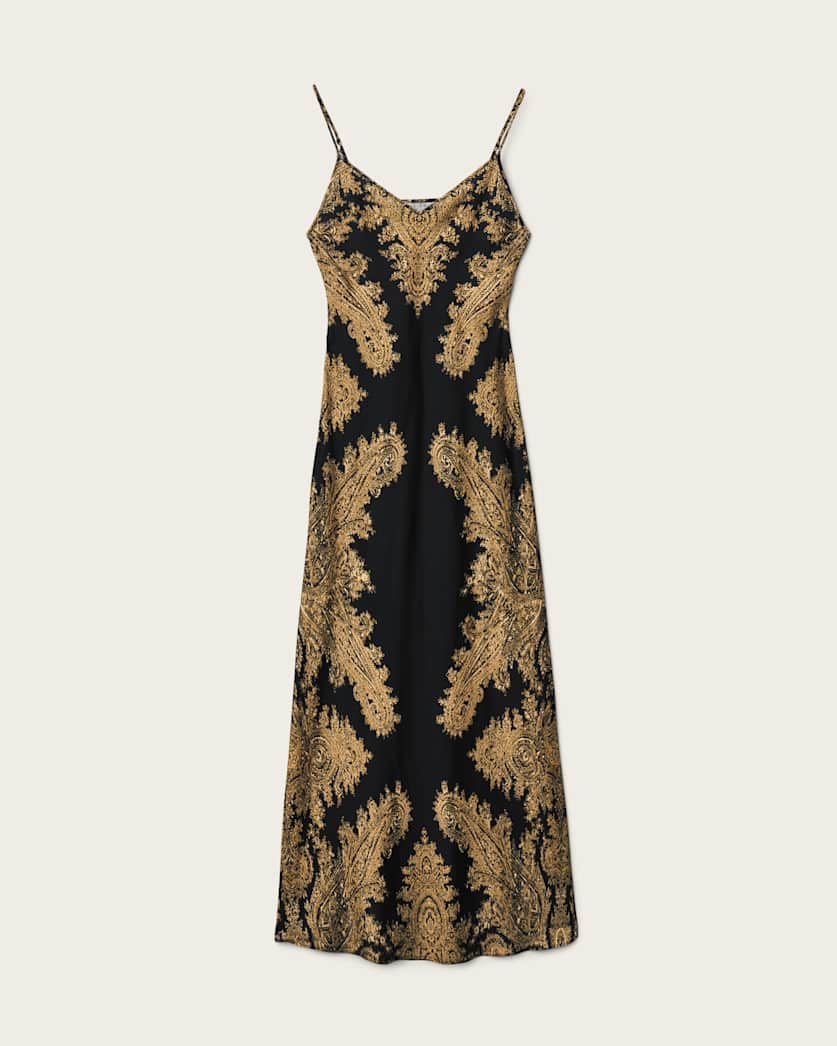 Bryony Paisley Slip Dress