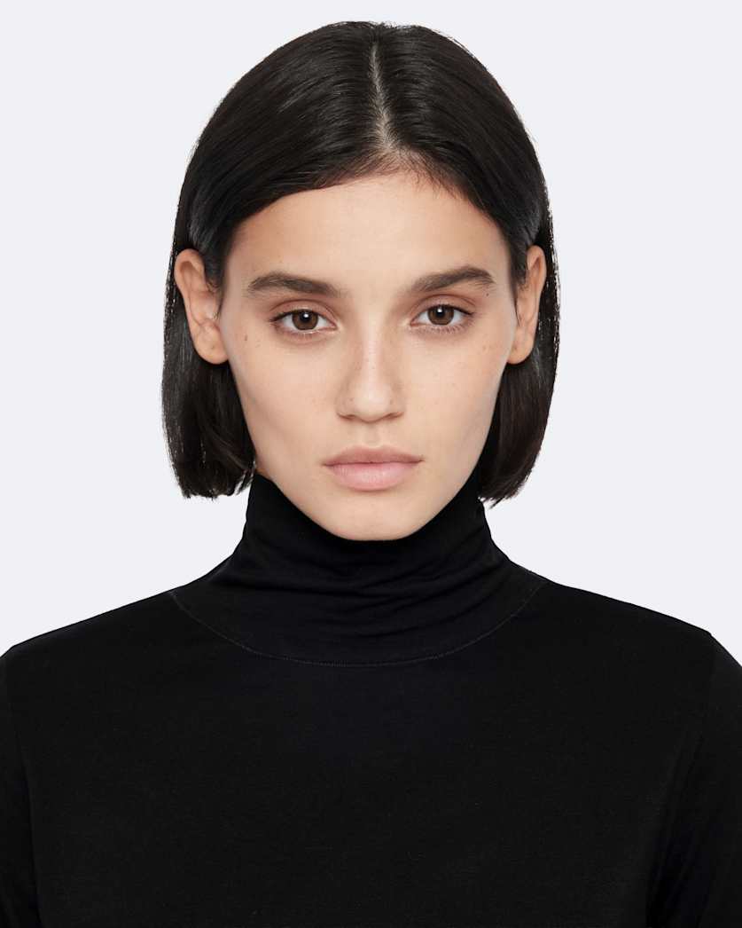 Kira Long-Sleeve Roll-Neck T-Shirt