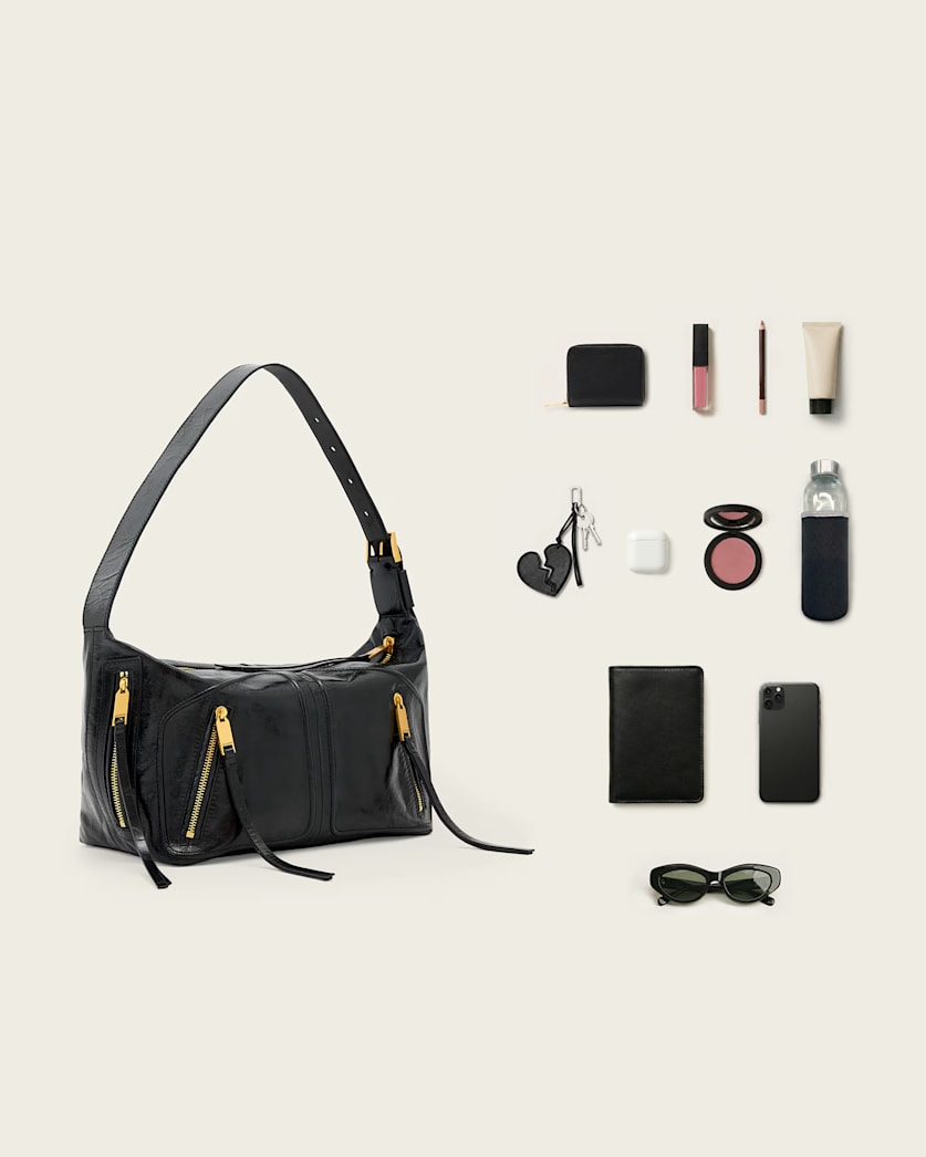 Jean Rey Leather Shoulder Bag