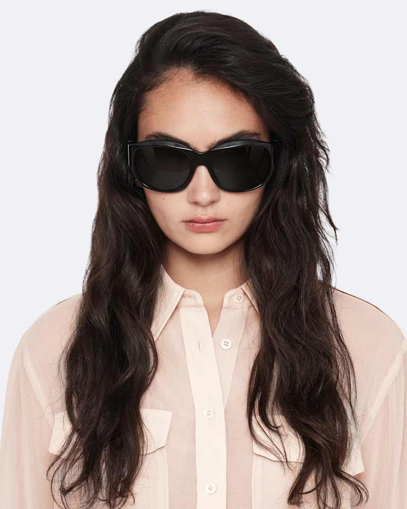 Sheer military shirt