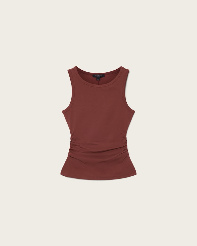 Katarina Boat Neck Slim Fit Tank Top