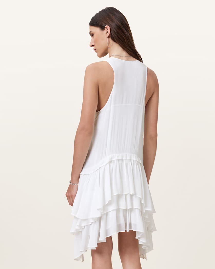 Cavarly Ruffled Mini Dress