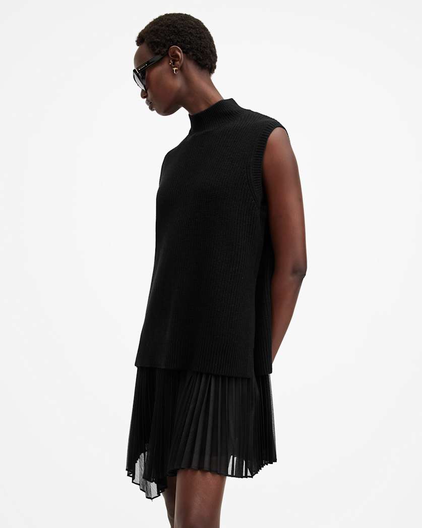 Eve 2-In-1 Metallic Mini Dress