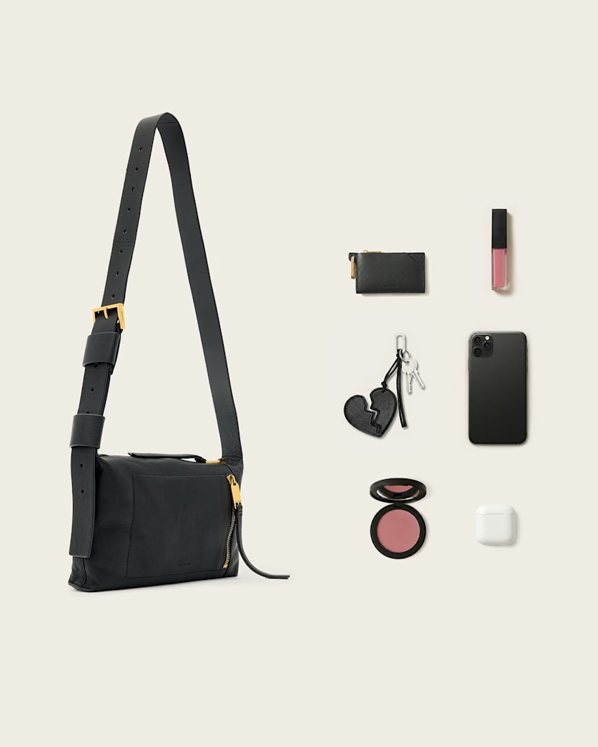 Alba Leather Crossbody Bag