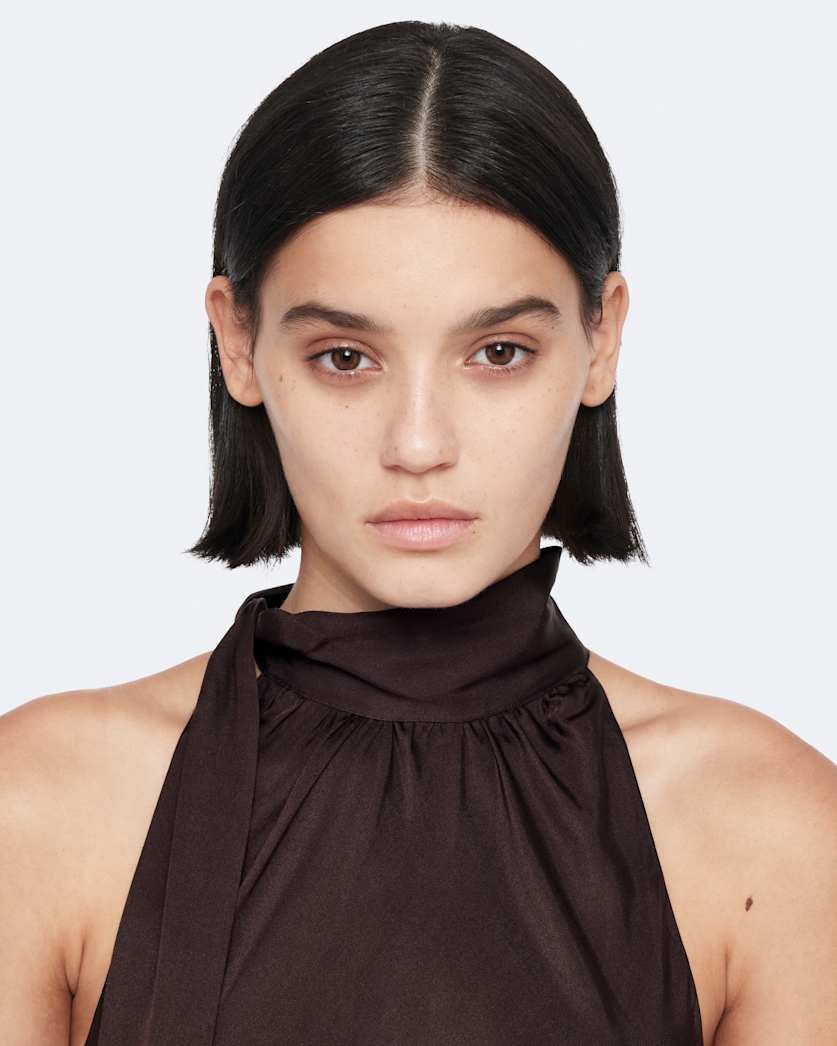 Beril Silk-Blend Dress