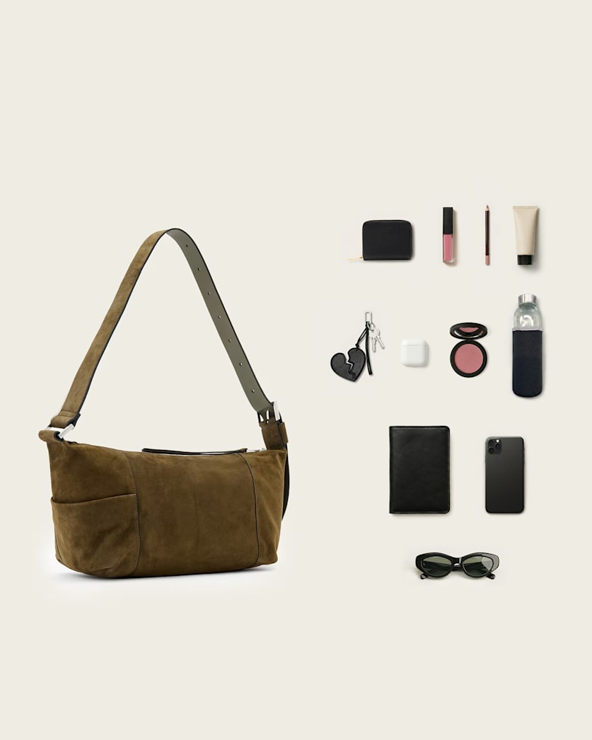 Vega Suede Shoulder Bag