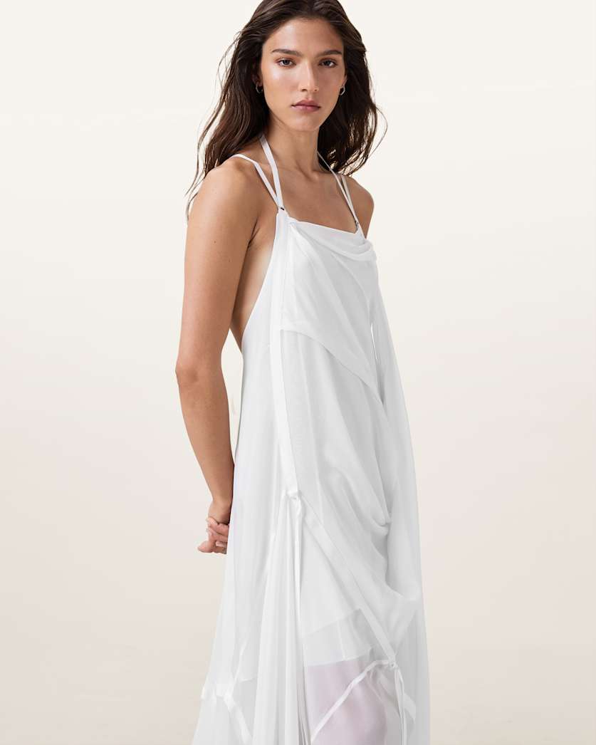 Parachute Limited Edition White Silk Dress