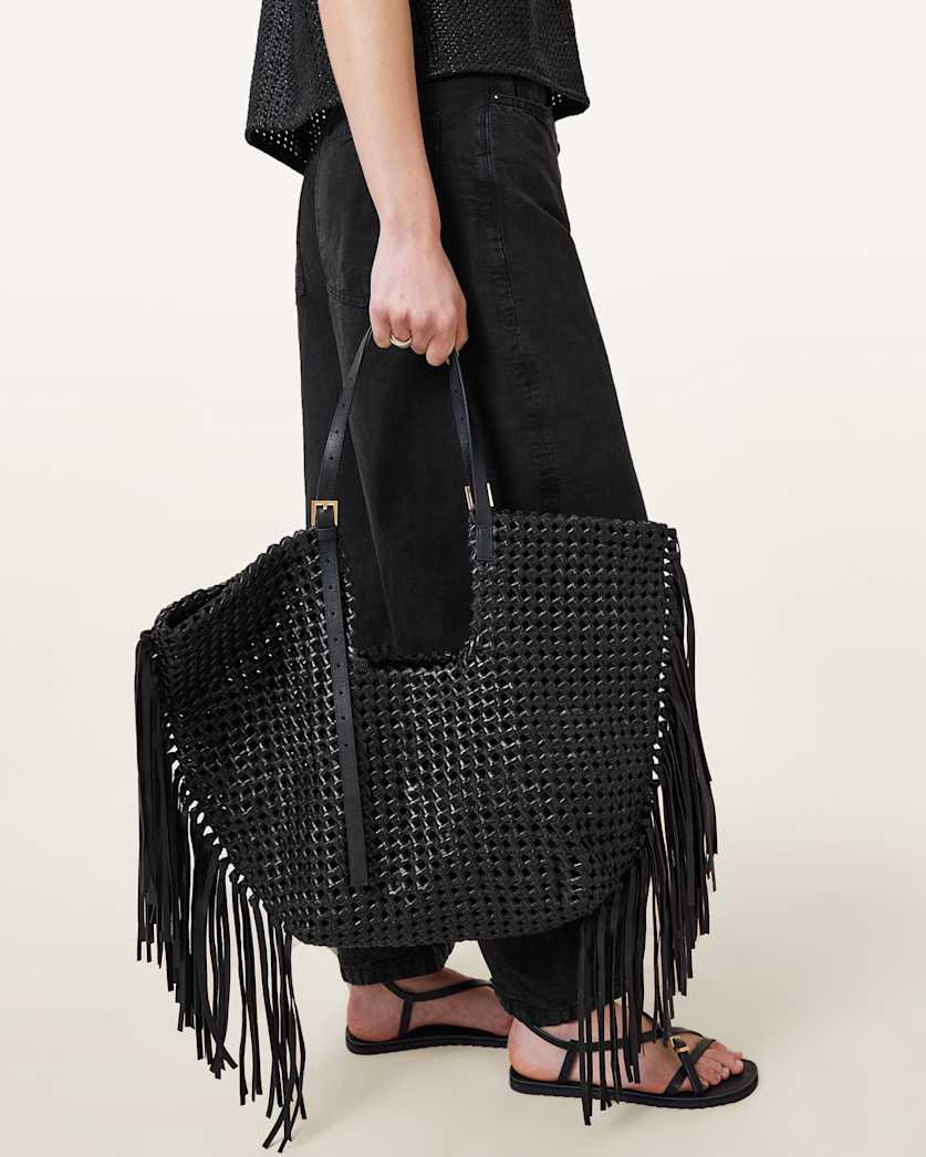 Ara Leather Knot Tote Bag