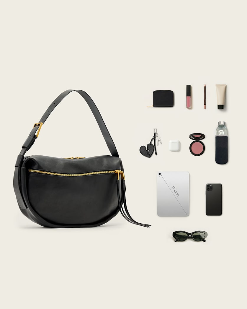 Noemie Leather Shoulder Bag
