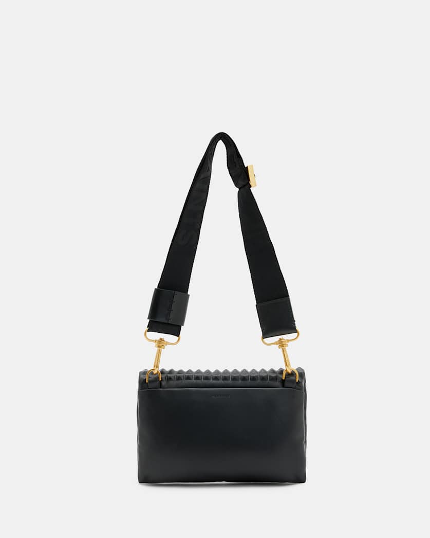Ezra Studded Leather Crossbody Bag