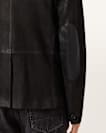 Survey Double Layered Leather Blazer