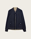 Bassett Reversible Ramskull Bomber Jacket