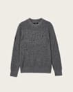 Aspen Waffle Texture Crew Neck Ramskull Jumper