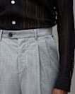Buller Wool Blend Cropped Slim Trousers