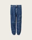 Sol Tapered Denim Cargo Jeans