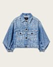 Luca Cropped Denim Jacket
