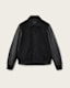 Endleton Contrast Leather Bomber Jacket