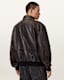 Marco Oversized Leather Bomber Jacket