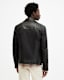 Conroy Textured Leather Biker Jacket