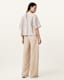 Jett Barrel Leg Linen Blend Trousers