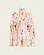 Pearla High Neck Floral Print Top