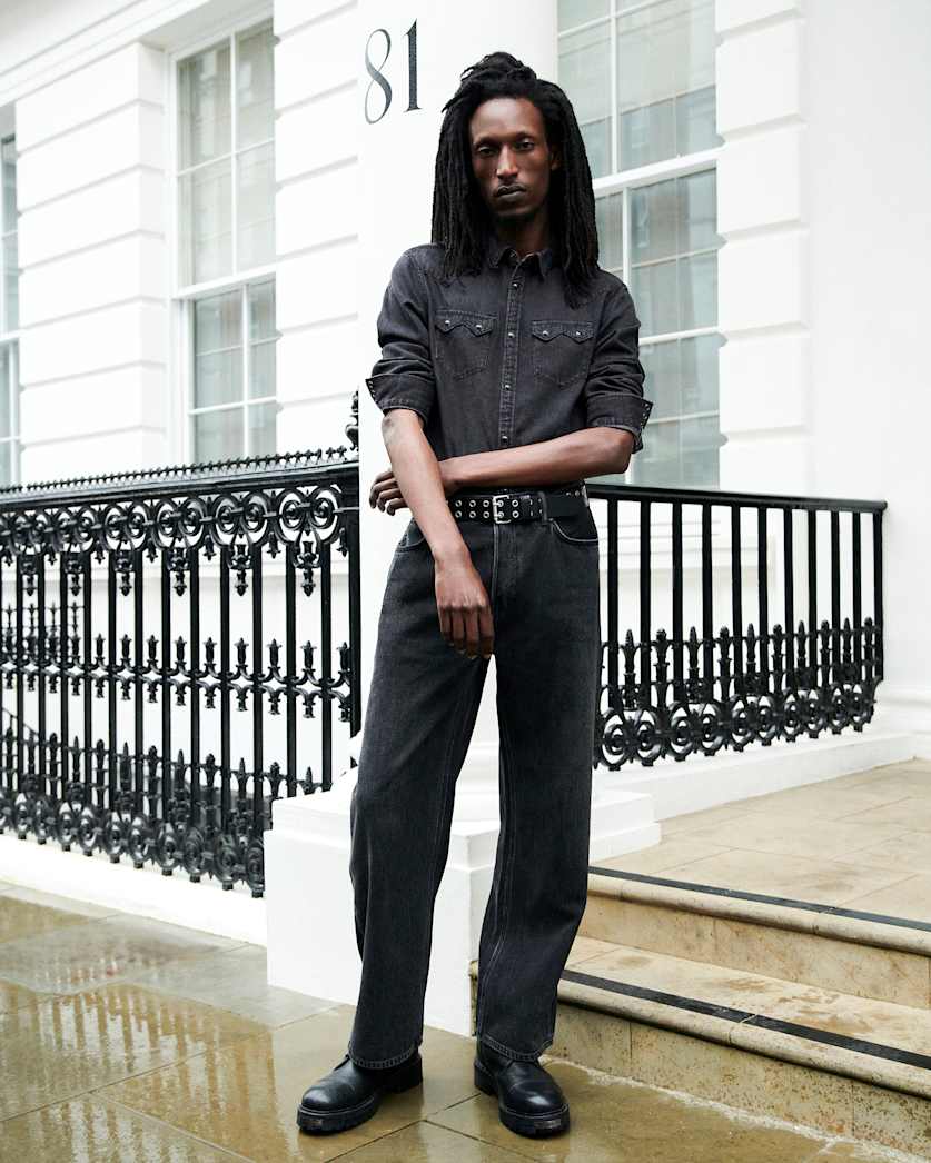 Rock Western Denim Shirt