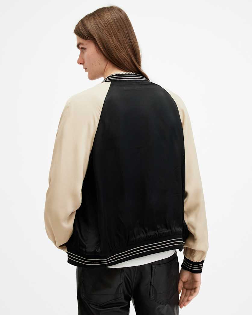 Tour Reversible Leopard Print Bomber Jacket