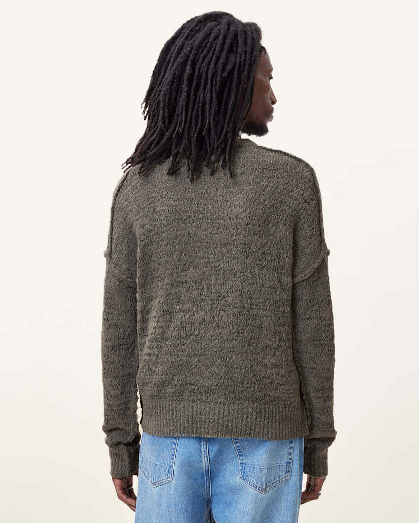 Chillion Boxy Oversized Crew Neck Jumper