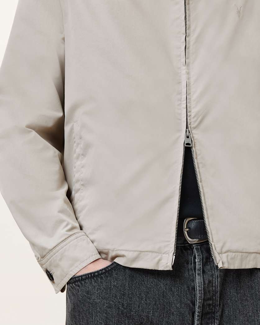 Trey Taupe Ramskull Pointed Collar Jacket