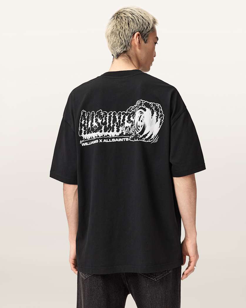 Williams X AllSaints Burnout Crew Neck T-Shirt