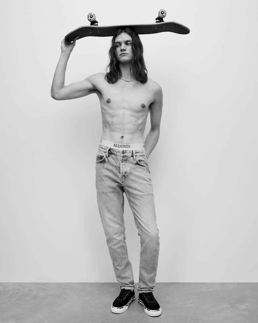 Cigarette Skinny Fit Stretch Denim Jeans