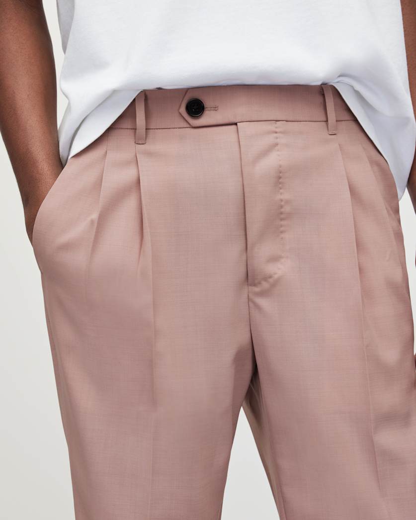Santo Mid-Rise Cropped Tailored Trousers
