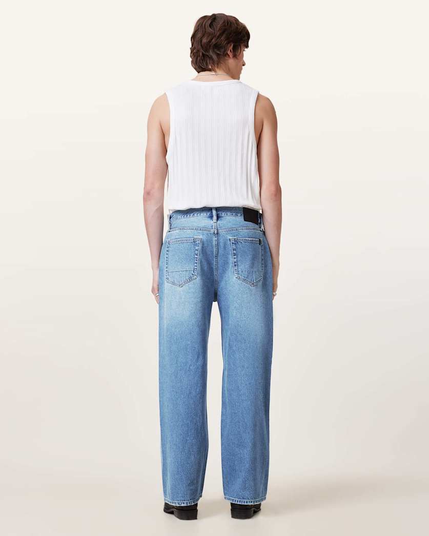 Lenny Loose Fit Wide Leg Denim Jeans