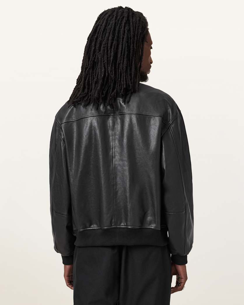 Kino Oversized Leather Bomber