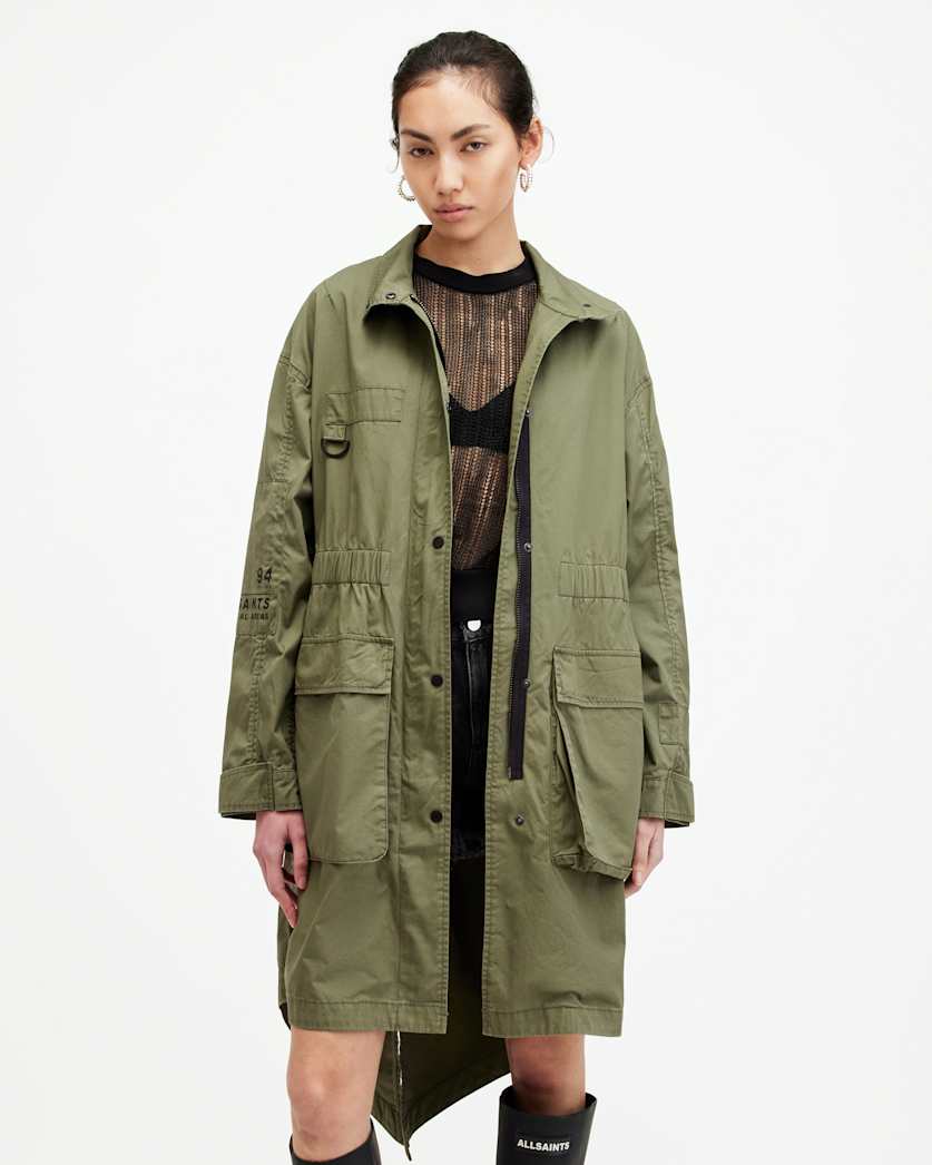 Milla Relaxed Fit Printed Parka Jacket
