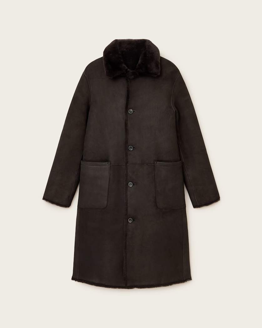 Serra Reversible Shearling Coat