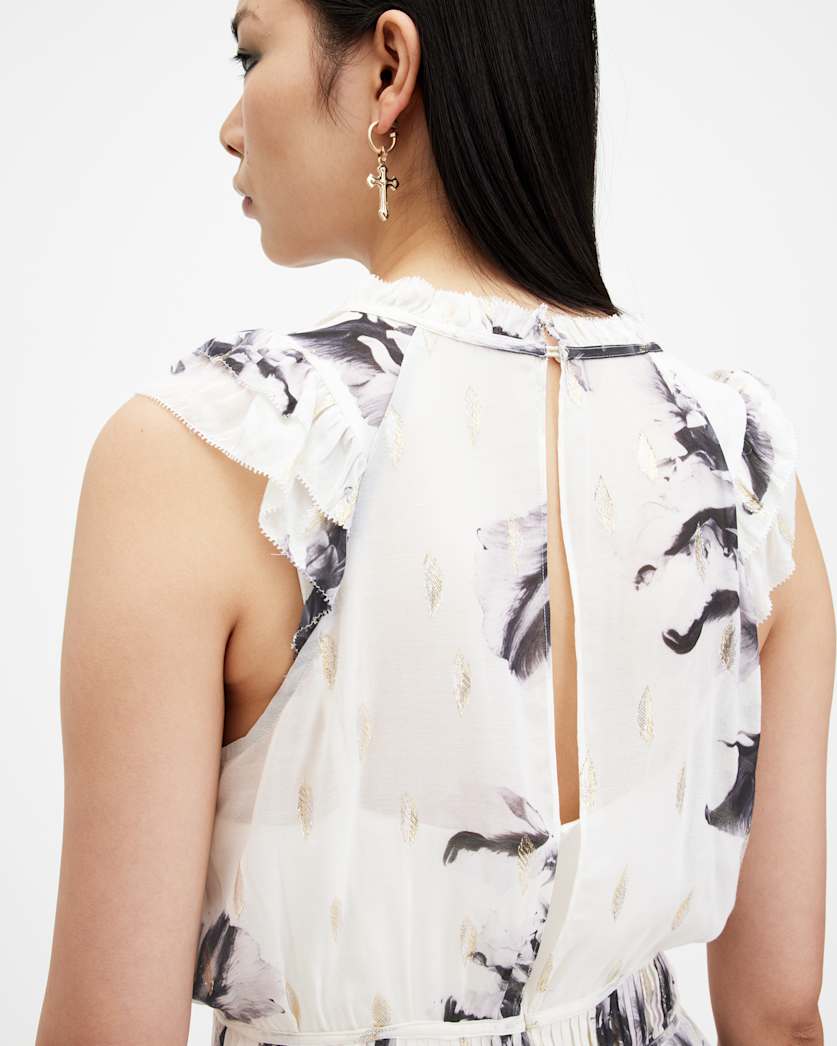 Caylan Floral Print Mini Dress