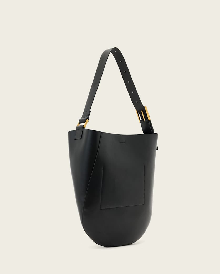 Luna Leather Hobo Shoulder Bag