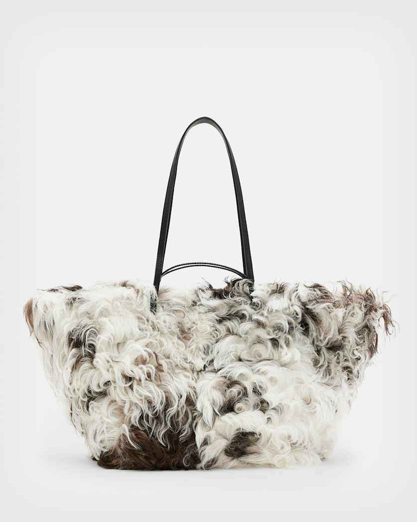 Hannah Shearling Tote Bag